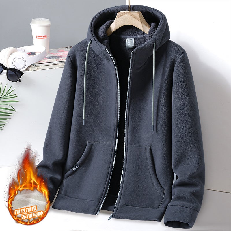 [] Fleece Fleece-Lined Thickened Outdoor Men'S Couple Jacket Women'S Jacket Men'S Fleece Windproof - Image 4